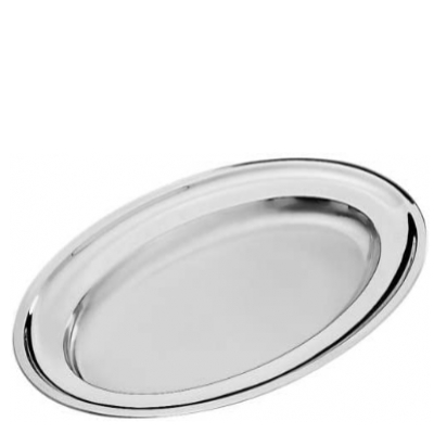 VASSOIO OVALE INOX